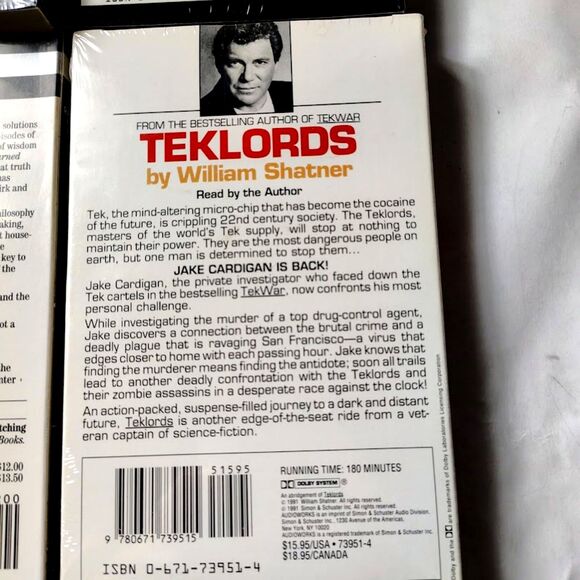 4 New Star Trek Related Audiobooks on Cassette Vintage Sealed - Picture 9 of 14